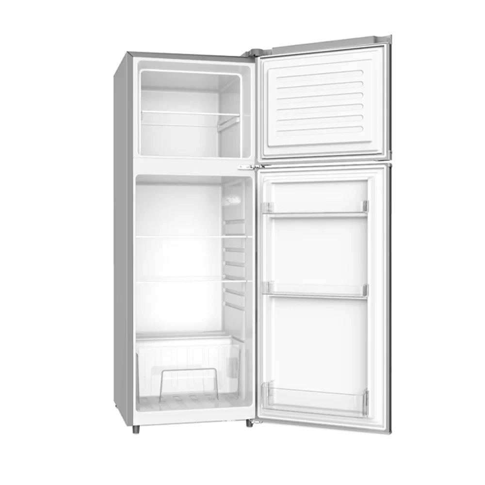 AEON 212L Grey Double-Door Refrigerator – 4-Star Freezer & Spacious Fridge (Model ART205G)