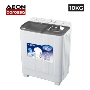 AEON 10Kg Twin Tub Washing Machine – Semi-Automatic with 6.5Kg Spin Capacity (Model AWM10TT)