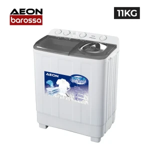 AEON 11Kg Twin Tub Washing Machine – Semi-Automatic with Separate Spin Capacity (Model AWM11)
