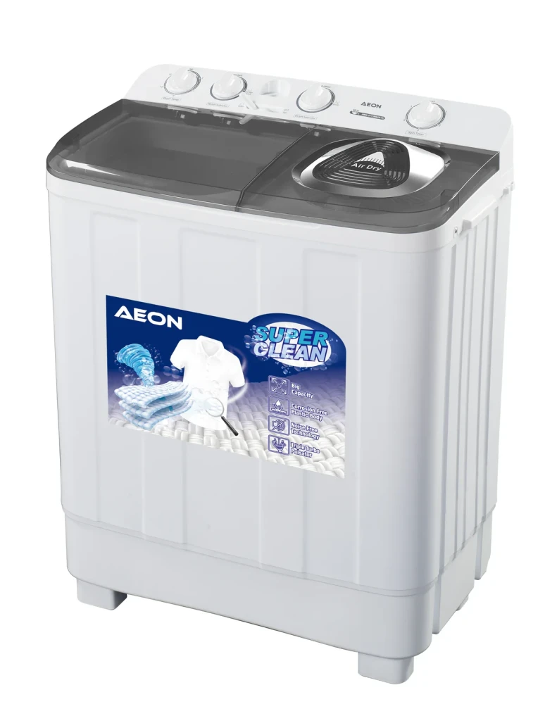 AEON 11Kg Twin Tub Washing Machine – Semi-Automatic with Separate Spin Capacity (Model AWM11)