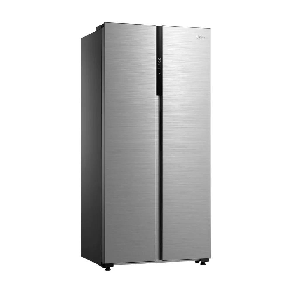MIDEA 460L Side-by-Side Refrigerator – Smart Cooling & Active C Fresh (Model MDRS619FGF46, Stainless Silver)