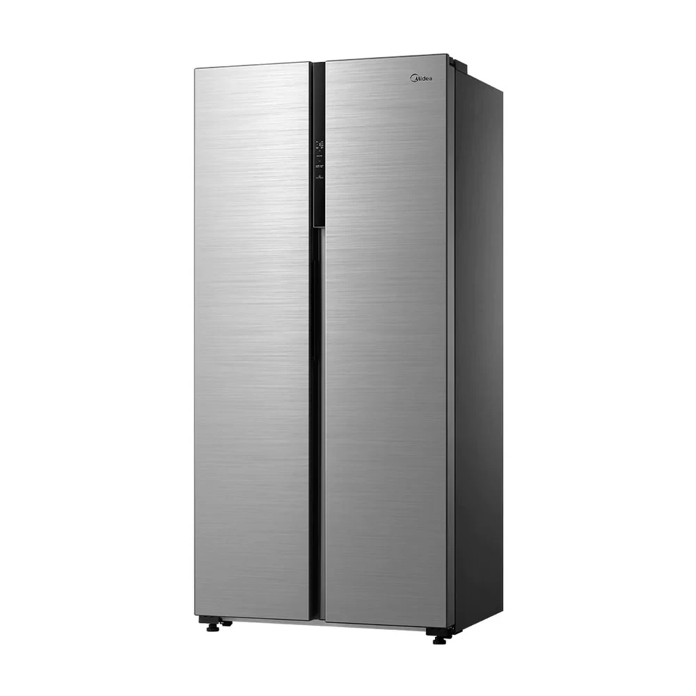 MIDEA 460L Side-by-Side Refrigerator – Smart Cooling & Active C Fresh (Model MDRS619FGF46, Stainless Silver)