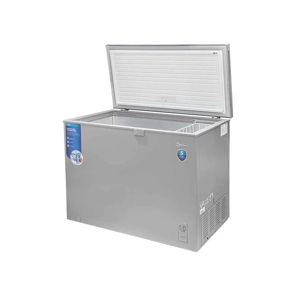 MIDEA 290L Chest Freezer – Inverter Compressor & Digital LED Control (Model MDRC407FZG43NGG, Silver)