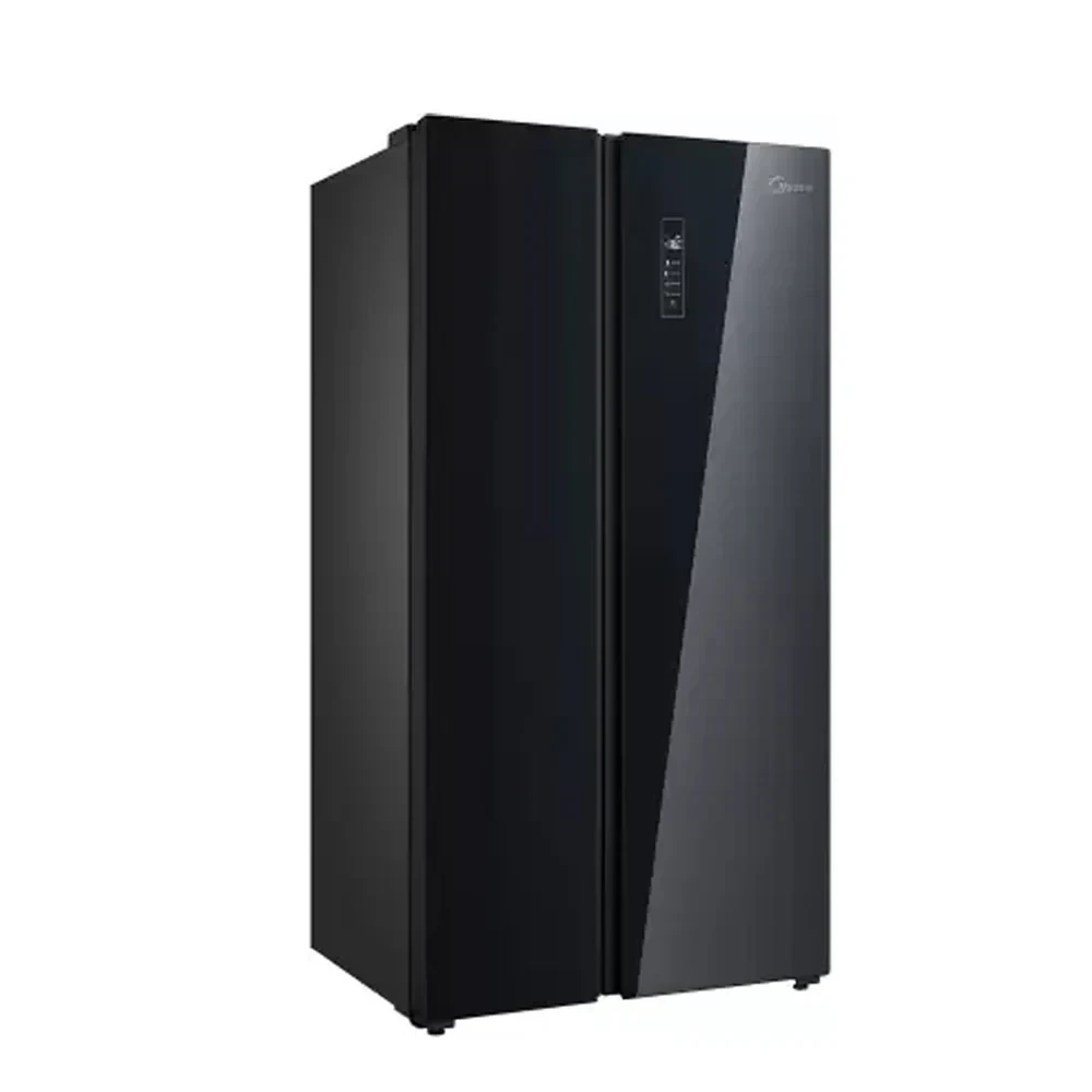 MIDEA 510L Side-by-Side Refrigerator – Total No Frost & Super Cooling (Model MDRS710FGF22D, Black Glass)