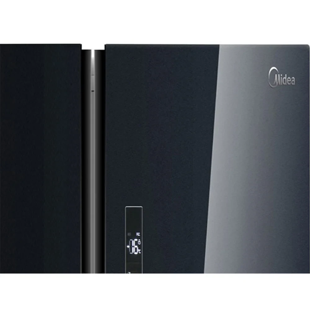 MIDEA 510L Side-by-Side Refrigerator – Total No Frost & Super Cooling (Model MDRS710FGF22D, Black Glass)