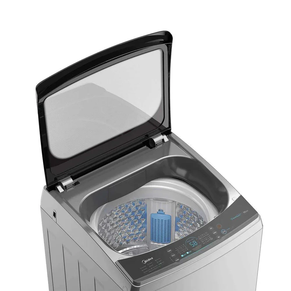 MIDEA 10.5kg Top-Load Washing Machine – Turbo Mode & One Touch Smart Wash (Model MA200W105/G, White)