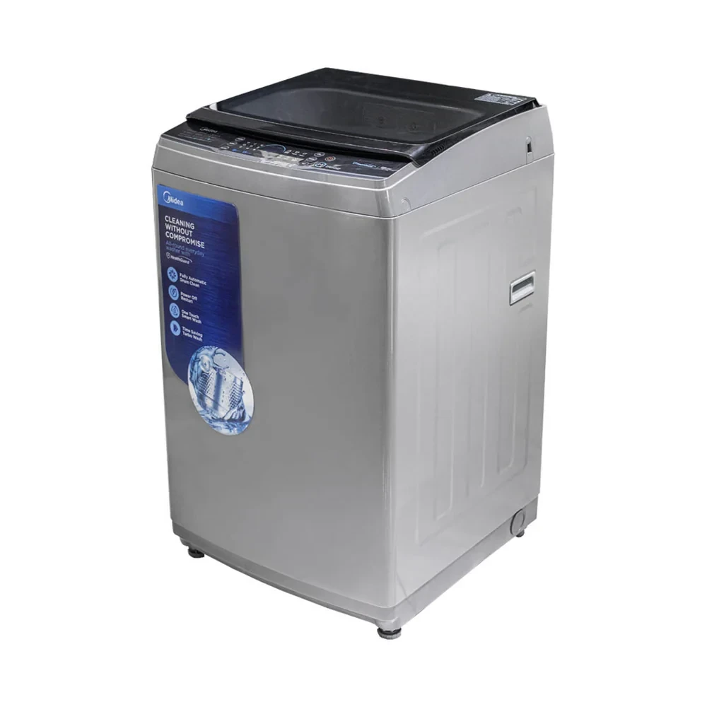 MIDEA 8kg Inverter Top-Load Washing Machine – LED Display & High Spin (Model MA200W80/G, White)