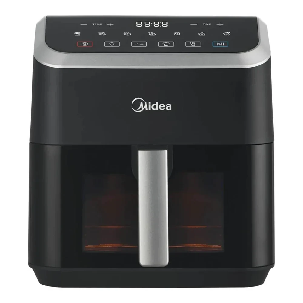 MIDEA Air Fryer 5.0L – Digital Touch, X-CycloneAir Technology & 8 Presets (MAD-550F2APK)