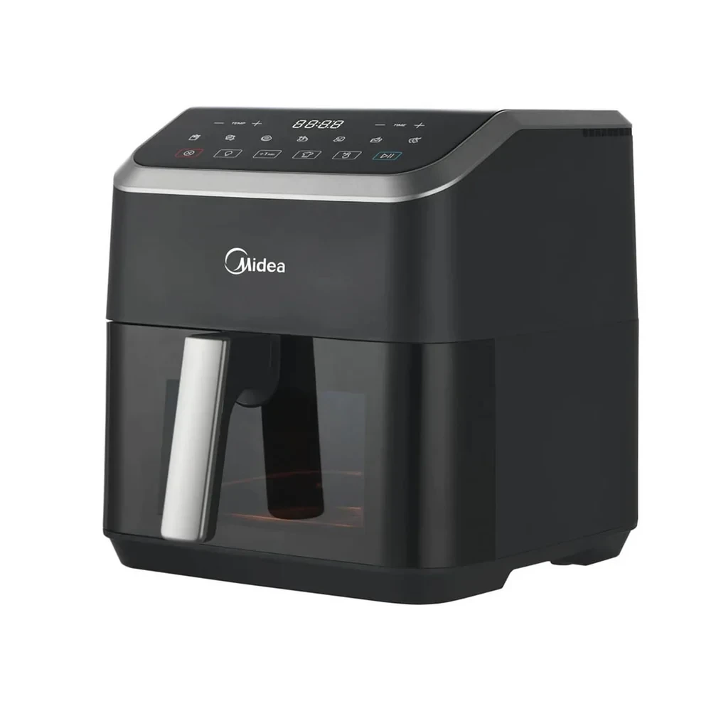 MIDEA Air Fryer 5.0L – Digital Touch, X-CycloneAir Technology & 8 Presets (MAD-550F2APK)