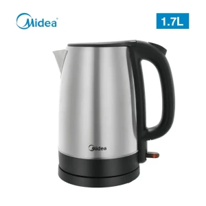 MIDEA Electric Kettle 1.7L – Stainless Steel, Auto Shut-Off & 360° Base (MK-17S32A2)