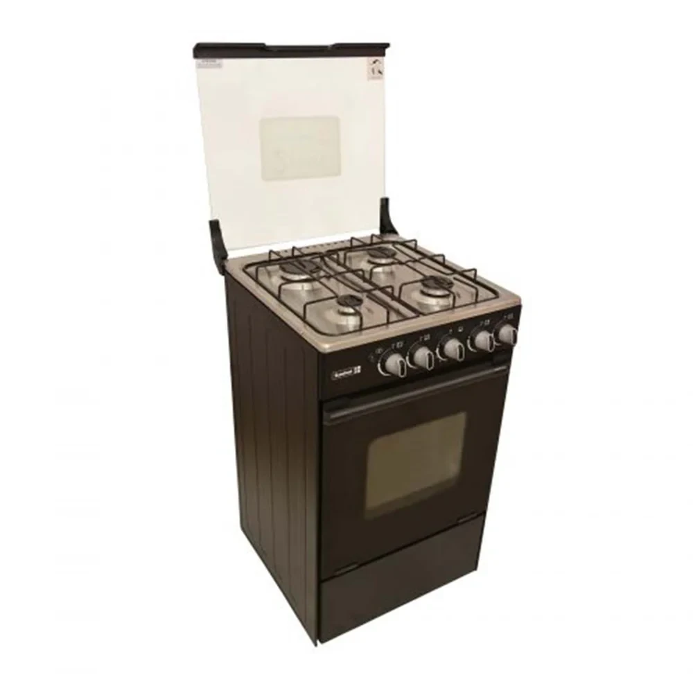 ScanFrost 50x50 cm 4-Burner Gas Cooker – SFC5402B, Black