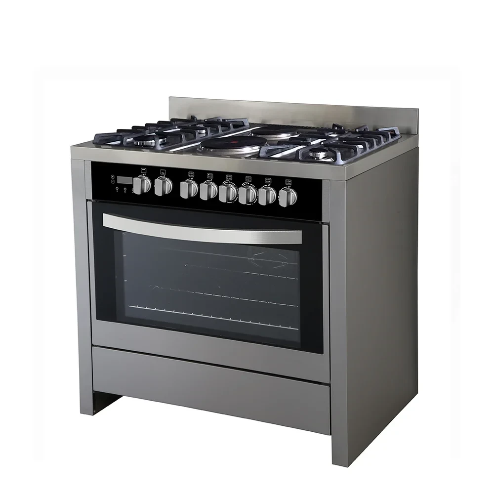SCANFROST 90×60 CM 4-Gas + 2-Electric Cooker – Auto-Ignition Oven & Grill (SFC9423B)