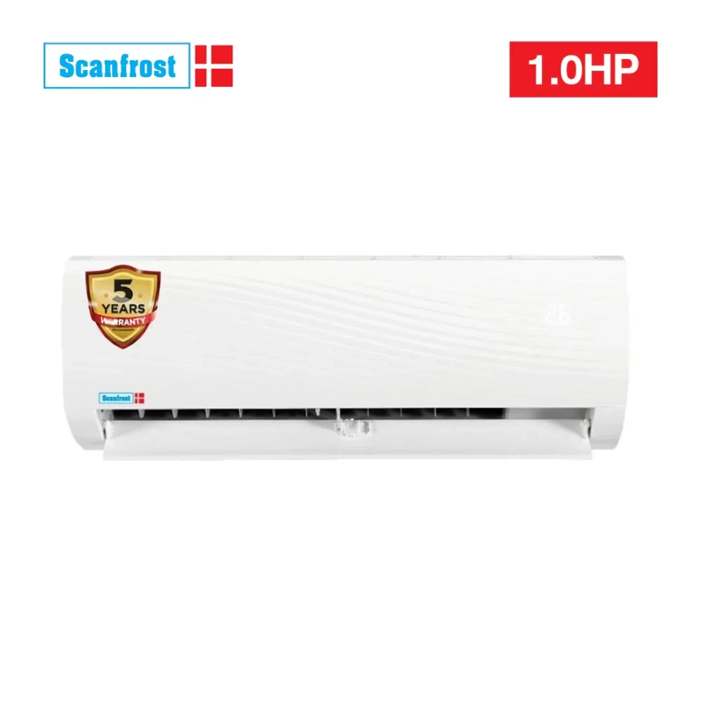 SCANFROST 1HP Wave Series Split AC – 9000BTU White (SFACS9M)