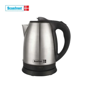 SCANFROST 1.5L Stainless Steel Electric Kettle – 2200W, Cordless SFKES2200W