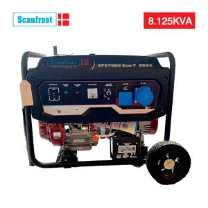 Scanfrost 8.1kVA Generator – SFG7500 ECO (6.5KW, Electric Start, Copper Coil) | Low Noise & Fuel Efficient