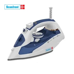 Scanfrost 2200W Steam Iron – SFSI (Ceramic Soleplate, Vertical Steam, Anti-Drip) | Smooth & Fast Ironing
