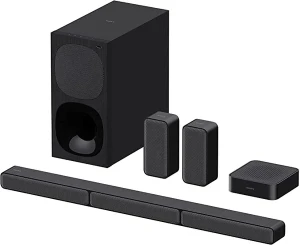 Sony HT-S40R 5.1 Channel 600W Soundbar with Wireless Rear Speakers & Dolby Digital – Black