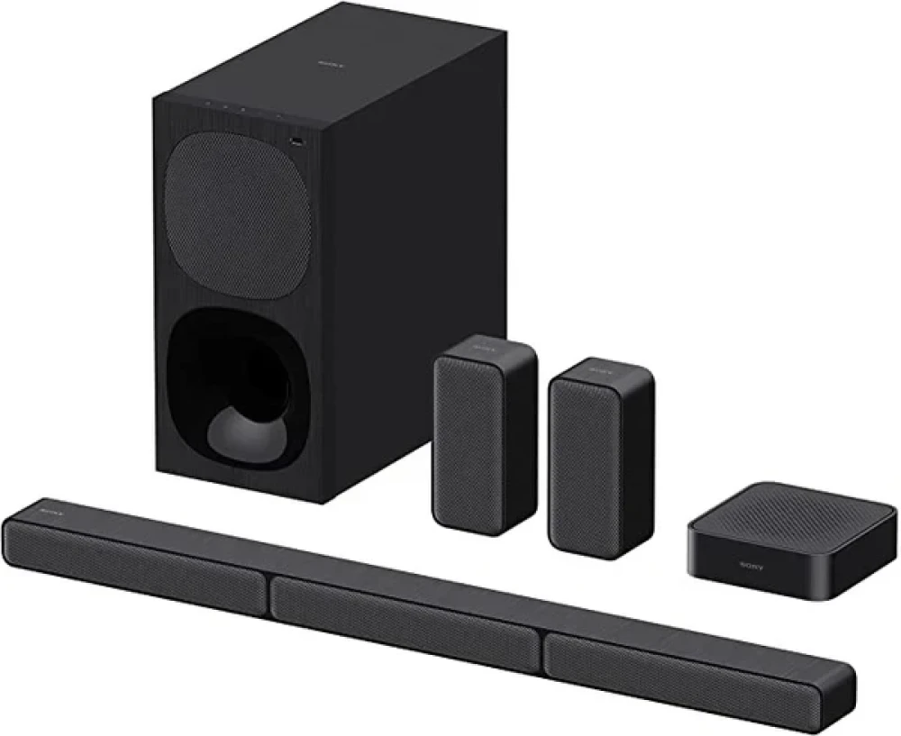 Sony HT-S40R 5.1 Channel 600W Soundbar with Wireless Rear Speakers & Dolby Digital – Black