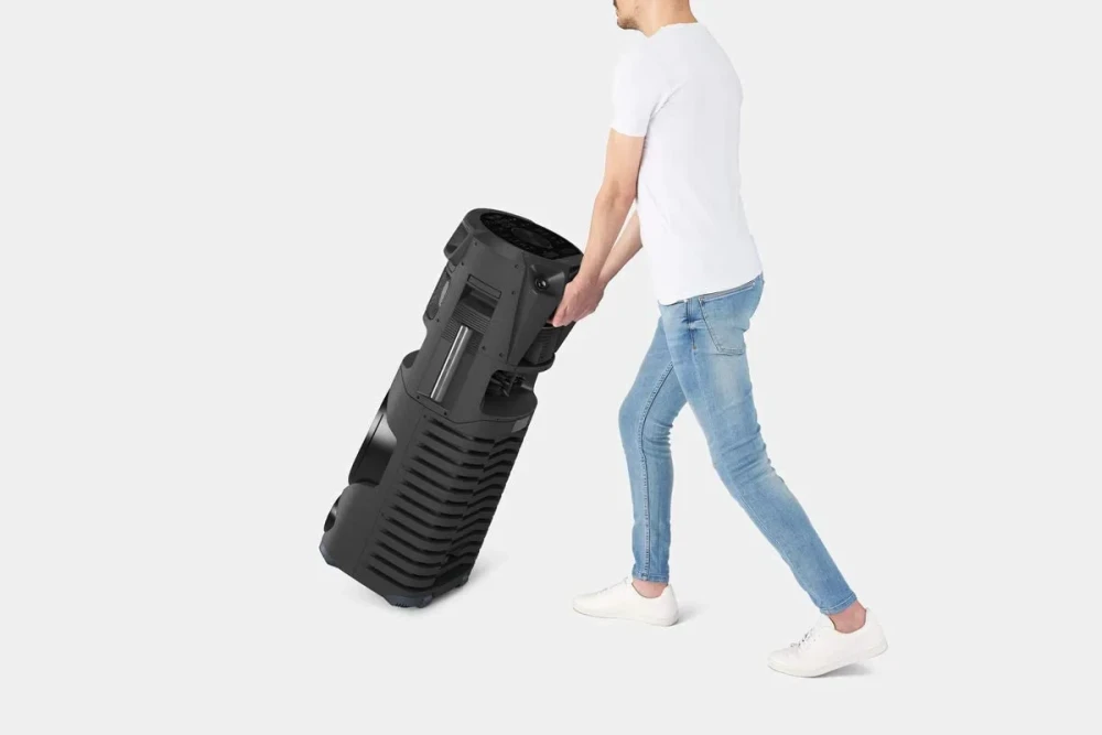 Sony MHC-V43D High Power Party Speaker | Omnidirectional Sound, Jet Bass, Karaoke & Party Lights