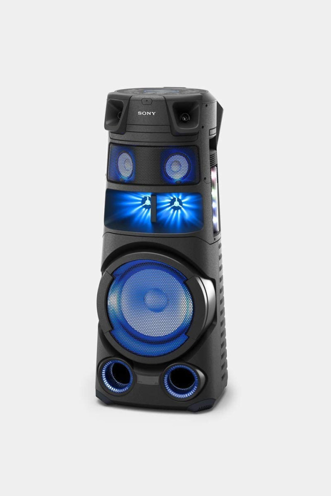 Sony MHC-V43D High Power Party Speaker | Omnidirectional Sound, Jet Bass, Karaoke & Party Lights