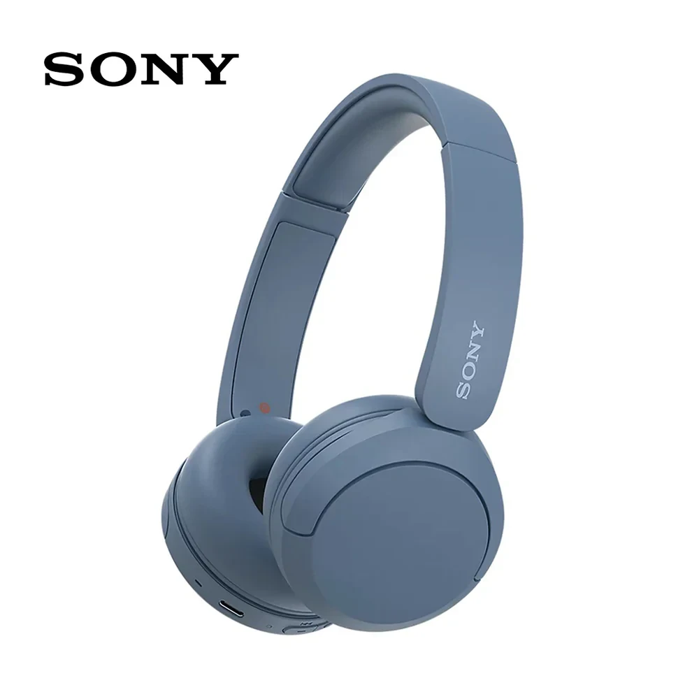 Sony WH-CH520 Wireless Headphones Blue – 50H Battery, DSEE, Multipoint
