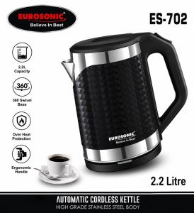 Eurosonic Cordless 2.2L Kettle
