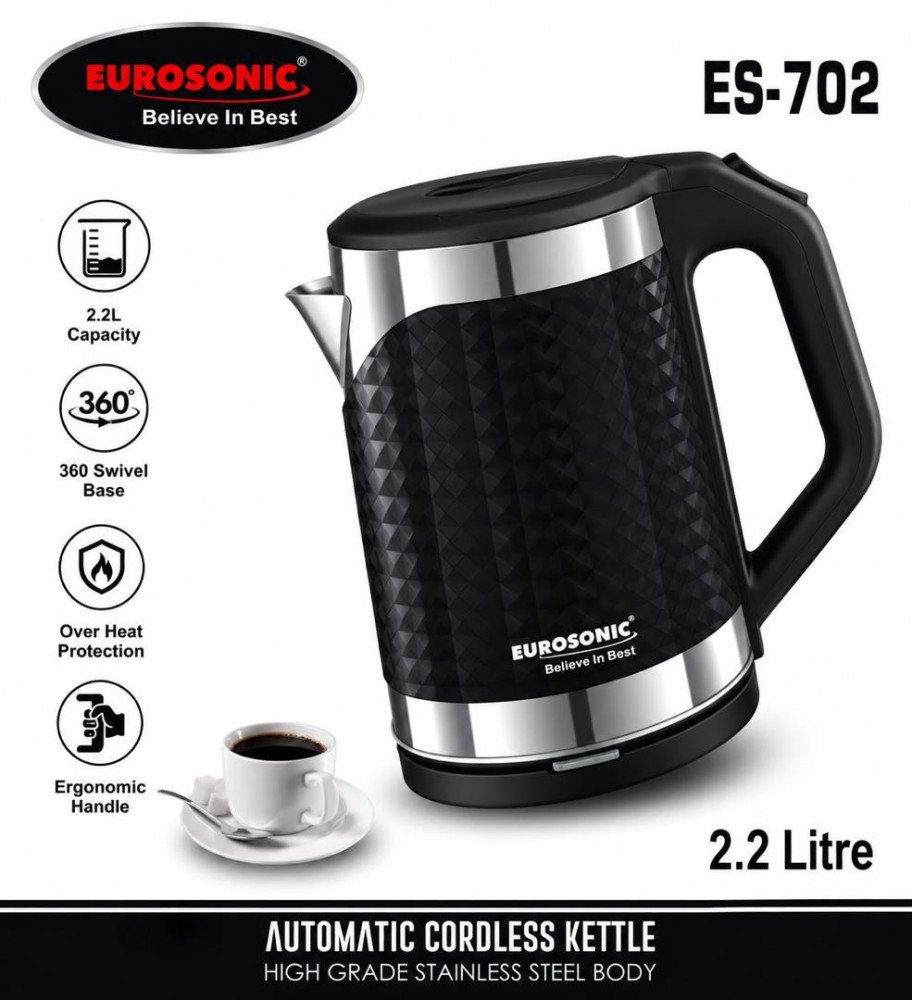 Eurosonic Cordless 2.2L Kettle