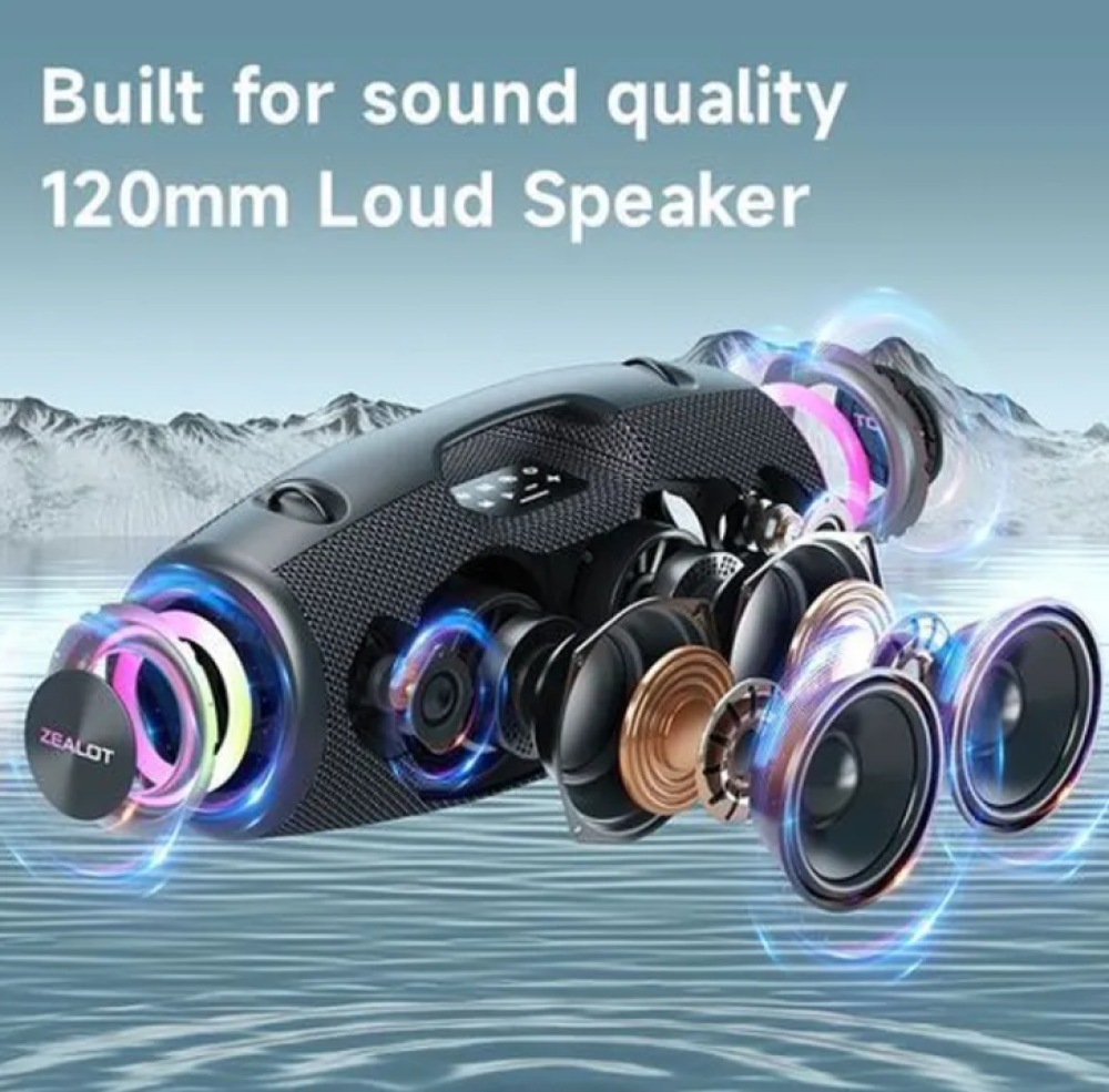 Zealot S78M Shocking Super Bluetooth Speakers + Microphone