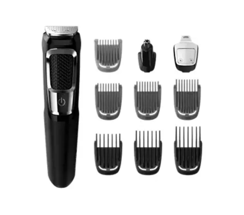 Philips Norelco Multigroom Series 3000 MG3750/60 – 13-Piece All-in-One Trimmer for Face & Head