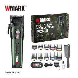 Wmark High Speed Hair Clipper NG - 8080 With 2500mAH