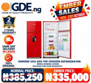 Hisense 205DRB 205L Top Freezer Refrigerator
