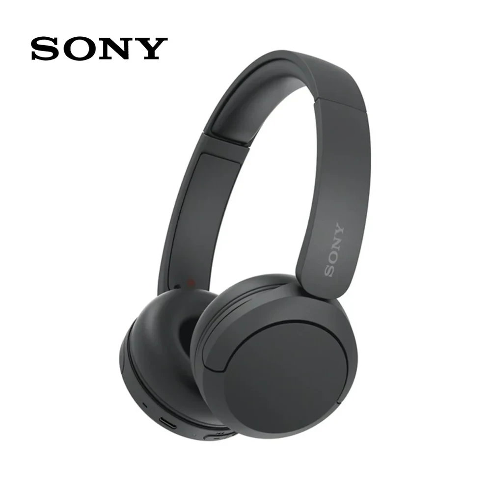 Sony WH-CH520 Wireless Headphones Black– 50H Battery, DSEE, Multipoint