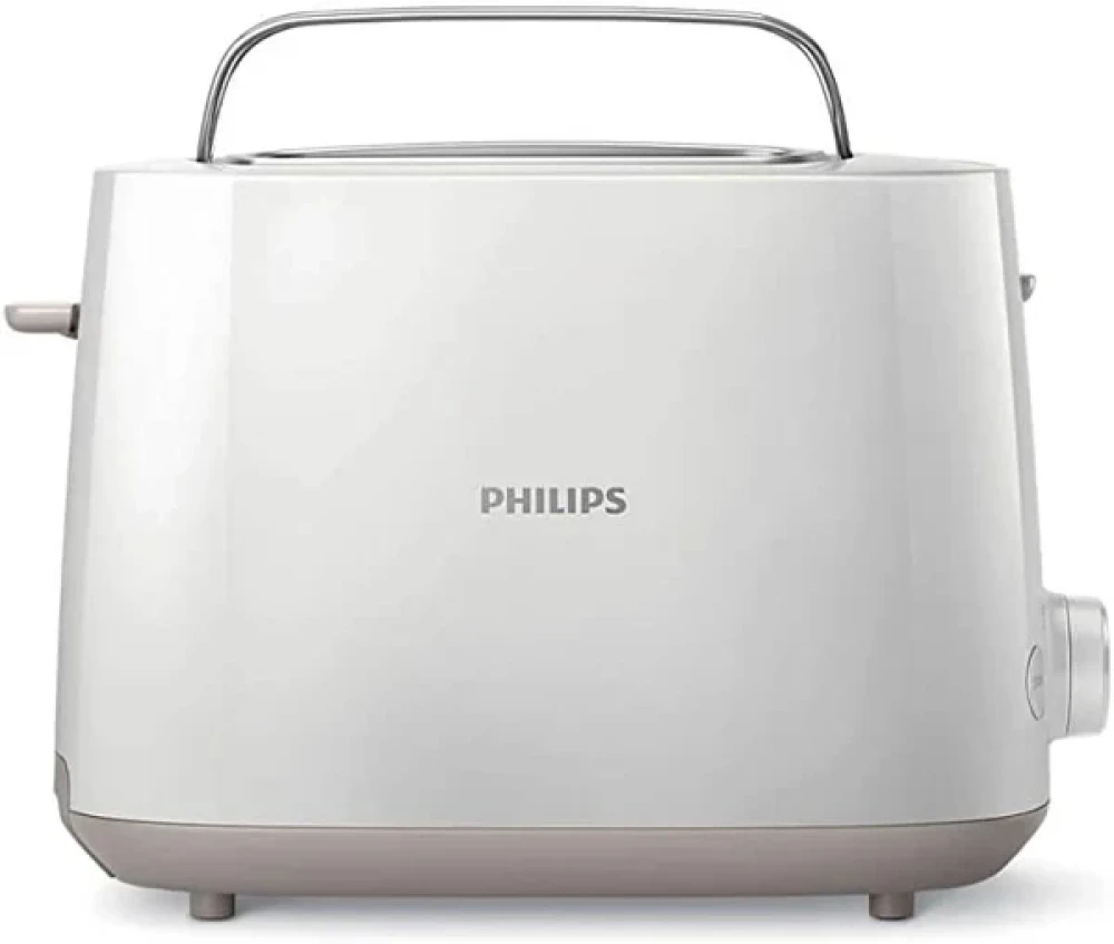 Philips 2-Slice Toaster HD2581/01 – White, Custom Browning & Fast Toasting
