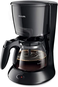 Philips 0.6L Coffee Maker HD7432-20 – Compact & Aromatic Brewing, Black