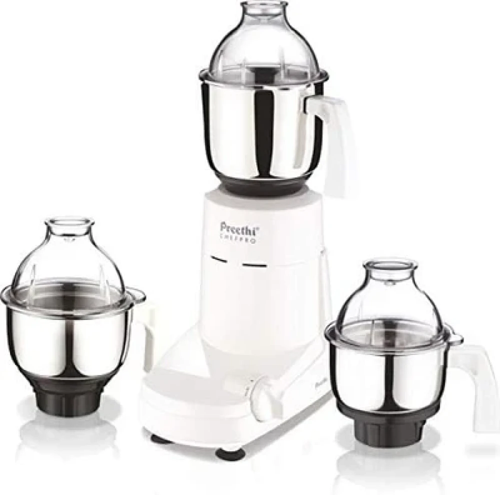 Preethi Chefpro 750W Electric Grinder MG128-02 – Heavy Duty, White