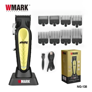 Wmark Rechargeable Hair Clipper NG - 138 With Lithum Battery 2000mAH