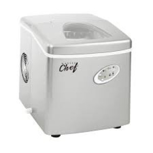 Master Chef Ice Cube Maker 1.2 Litres CS-IM002-510 | Fast Ice Production, Stainless Steel Finish