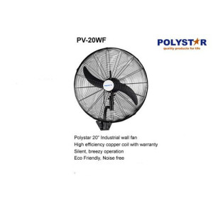 Polystar 20" Industrial Wall Fan PV-20WF - 100% Copper Motor with Oscillation