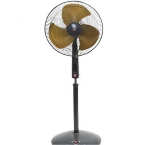 KDK 16" Standing Fan P40U - Metal Blades, Height Adjustable, Gold & White