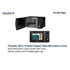 Polystar 25L Inverter Digital Microwave with Grill – PV-25TTINV