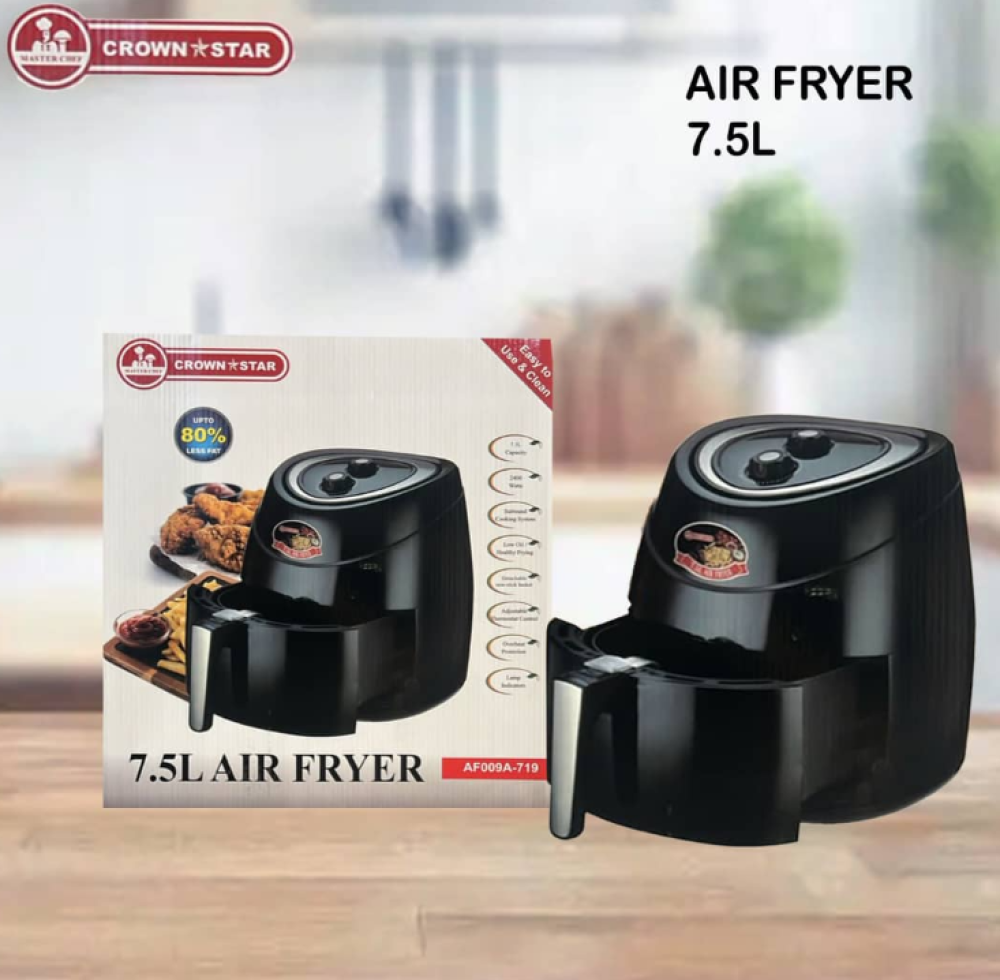 Master Chef 7.5L Air Fryer (AF009A-719) – Healthy Oil-Free Cooking for the Whole Family