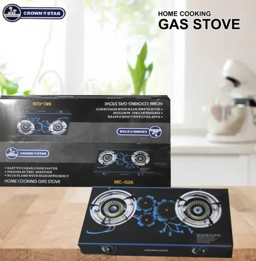 Master Chef Double Gas Stove MC - G26