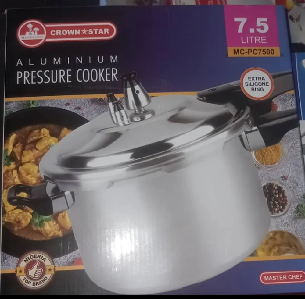 Master Chef 7.5L Pressure Cooker Pot (MC-PC7500) – Fast, Durable, and Easy Cooking