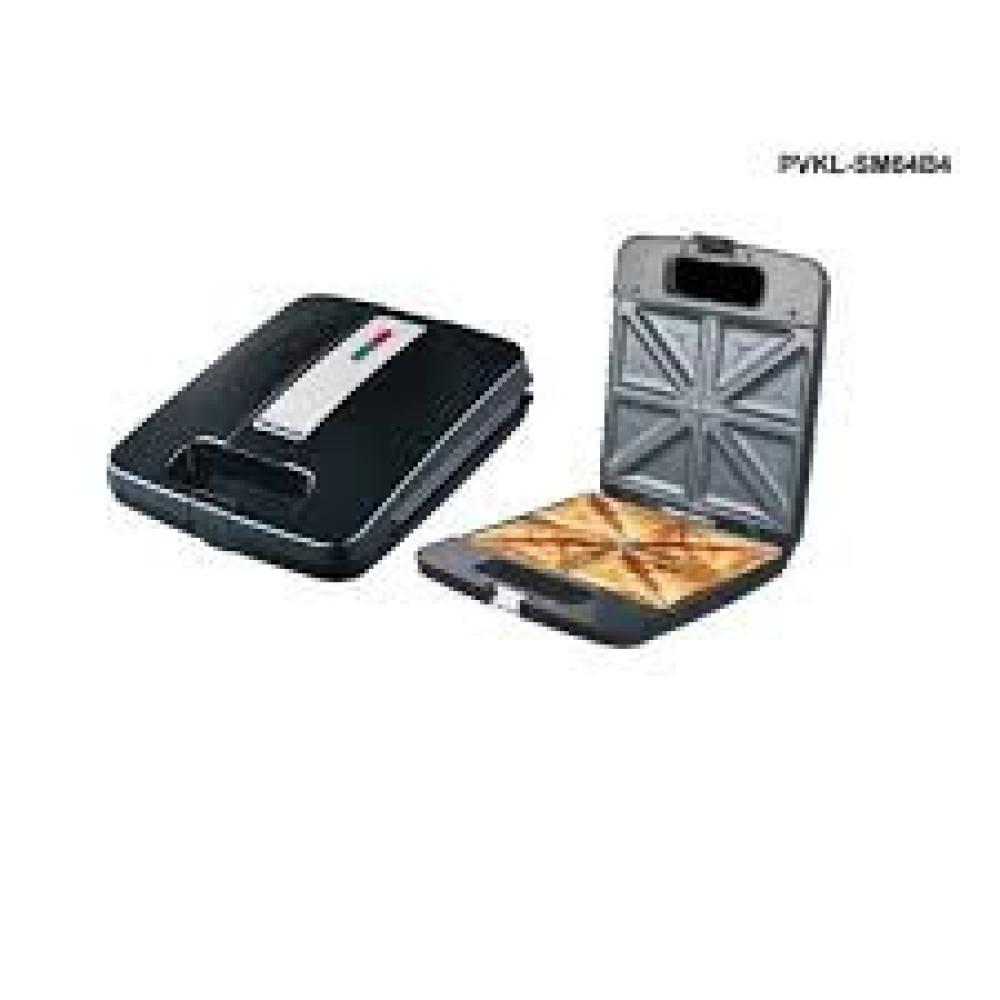 Polystar 4 Slice Sandwich Maker PVKL-SM604B4 – Non-Stick, Cool Touch Handle, Thermostat Control