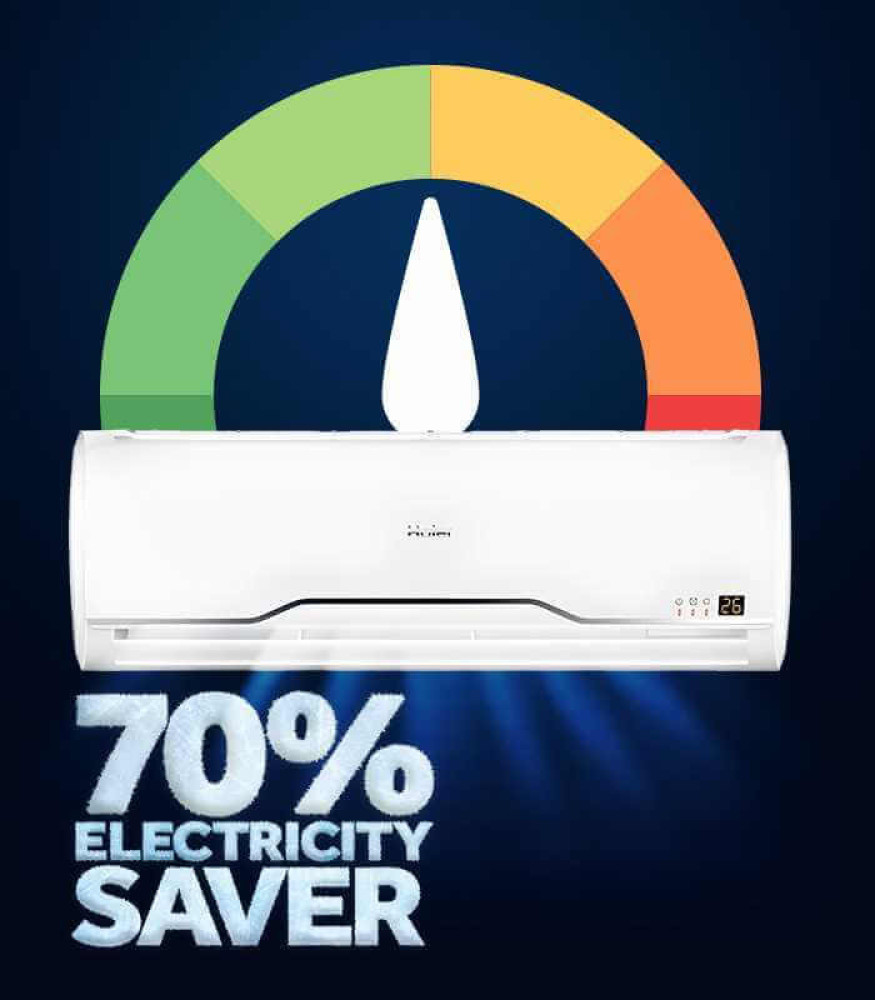 Haier Thermocool 1.5HP Inverter AC HSU-12LNEB-03 – 70% Energy Savings, UVC Sterilization, 5 Year Warranty