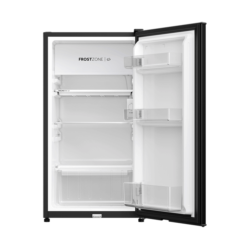 Haier Thermocool 135L Single Door Refrigerator HR-135BA R6 BLK – Low Noise, Freezer Section