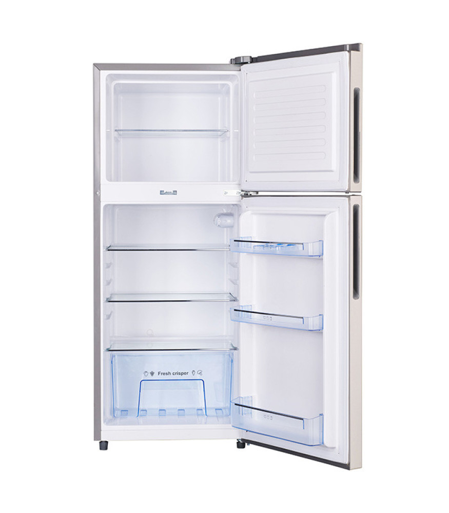 Haier Thermocool 185L Double Door Refrigerator HRF-185BLUX R6 SLV – Jumbo Freezer, 100Hr Cooling Retention