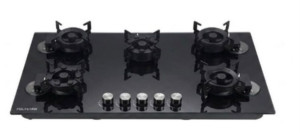 POLYSTAR 5BURNER BUILT-IN GAS COOKER WITH IGNITION