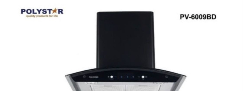 POLYSTAR 60CM COOKERHOOD WITH CHARCOAL FILTER &TOUCH CONTROL SWITCH