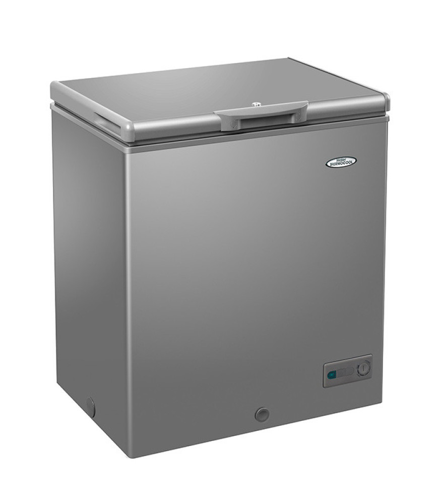 Haier 100L Chest Freezer HTF-100HAS - Energy Saving, 100 Hours Power Backup, Fast Freeze - Silver